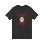 Wine O'Clock V-Neck Tee — Funny Wine Lover Shirt