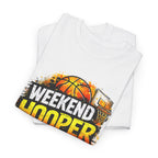 Weekend Hooper Basketball T‑Shirt — Retro Court Graphic Tee for Players & Fans