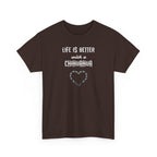 Life Is Better with a Chihuahua Heart Dog Lover Tee