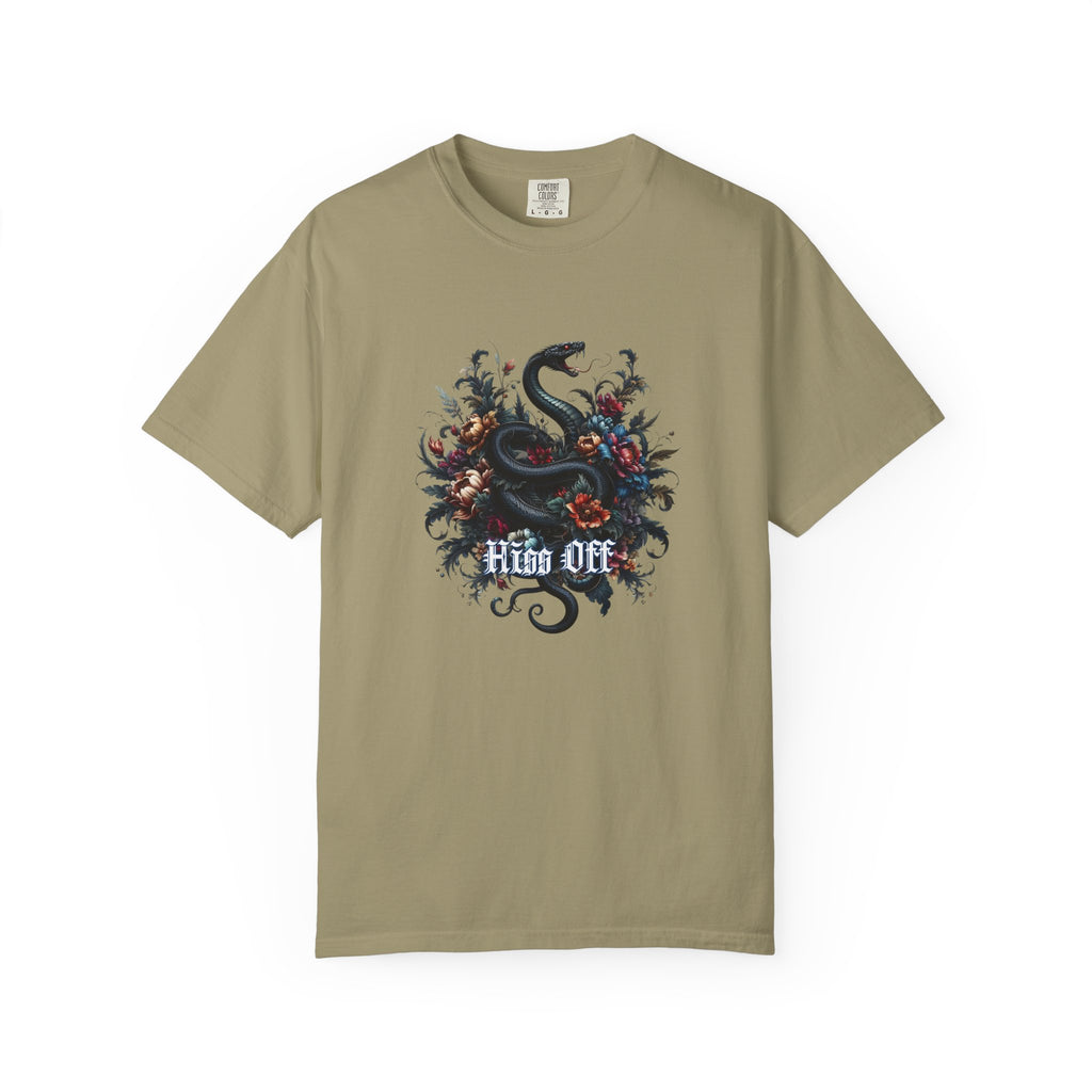 Snake Floral 'Hiss Off' T-Shirt