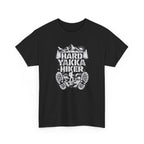 Hard Yakka Hiker T-Shirt — Outdoor Hiking Tee with Mountain Bootprint Design