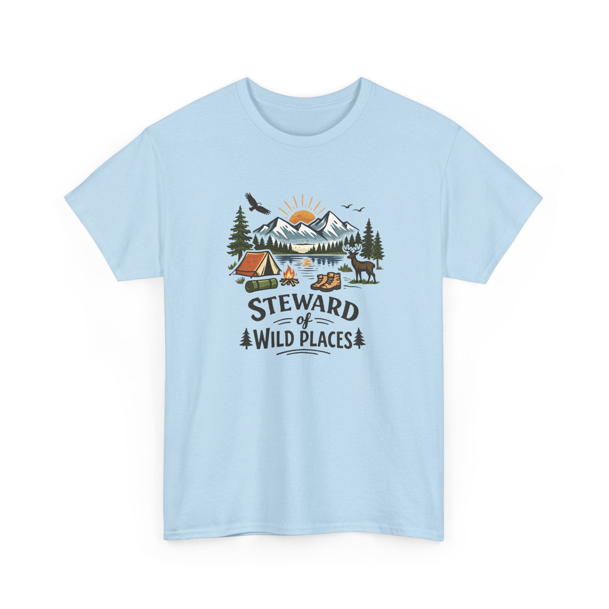 Steward of Wild Places Camping Graphic Tee