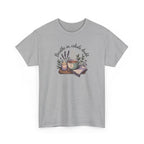 Relaxing Tea Illustration T-Shirt — "Breathe in, Exhale Doubt" Comfort Tee
