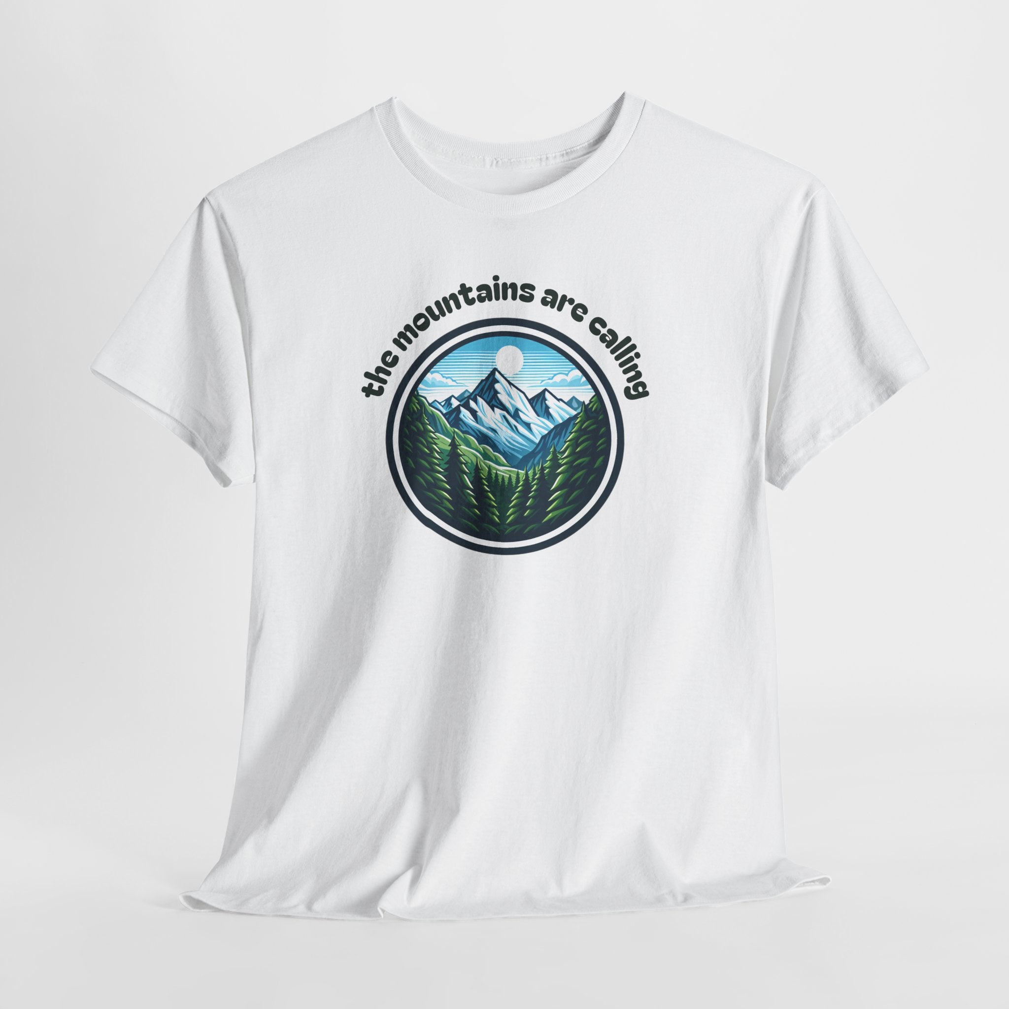 Mountains Are Calling T-Shirt — Scenic Hiking Graphic Tee