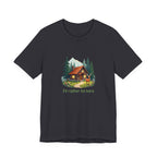 Cabin Escape T-Shirt — 'I'd Rather Be Here' Outdoors Tee