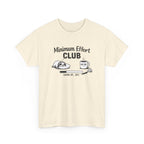 Minimum Effort Club T-Shirt — Funny Sloth & Coffee Graphic Tee