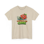 Working on My Core Funny Exercise T-Shirt —  Retro Apple Fitness Tee