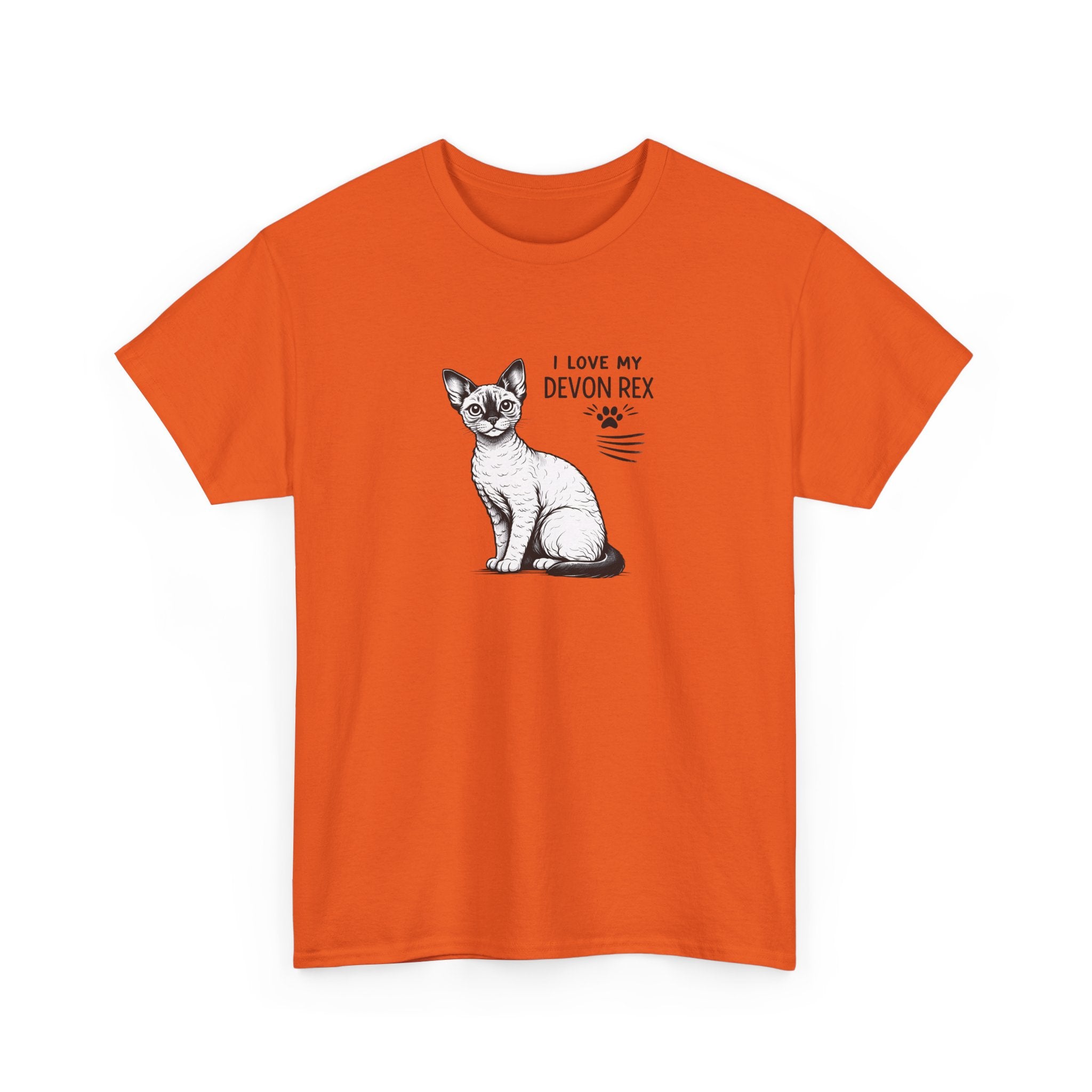 Devon Rex Cat T-Shirt — I Love My Devon Rex Graphic Tee
