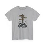 Peak Bagging Tee — 'Peak Bagging Is a Lifestyle' Hiking T‑Shirt