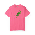 Green Gecko Graphic T-Shirt — Nature Lizard Shirt