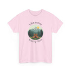 Hike More Worry Less T-Shirt — Nature Hiking Graphic Tee