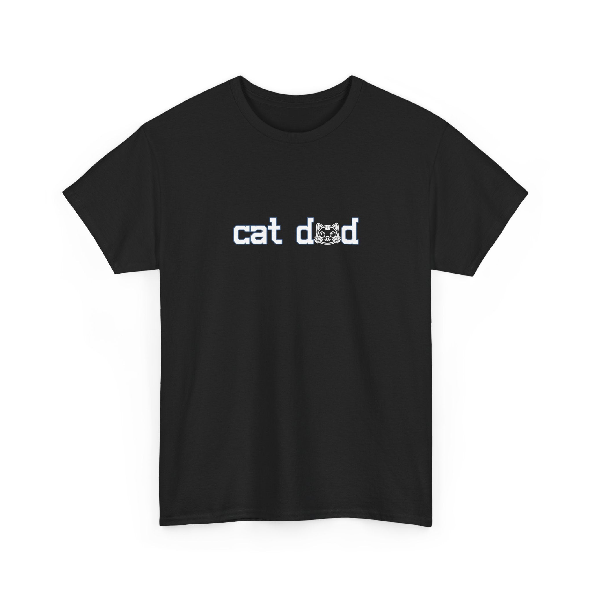 Cat Dad T‑Shirt — Minimalist Funny Cat Lover Tee