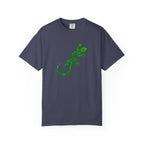 Green Gecko Graphic T-Shirt — Nature Lizard Shirt