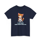 Kitten Soccer T‑Shirt - I Just Hope Both Teams Have Fun Funny Shirt For Soccer Fans