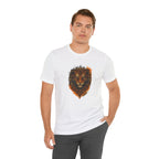 Tiger Flame Graphic T-Shirt — Tribal Tiger Head Design