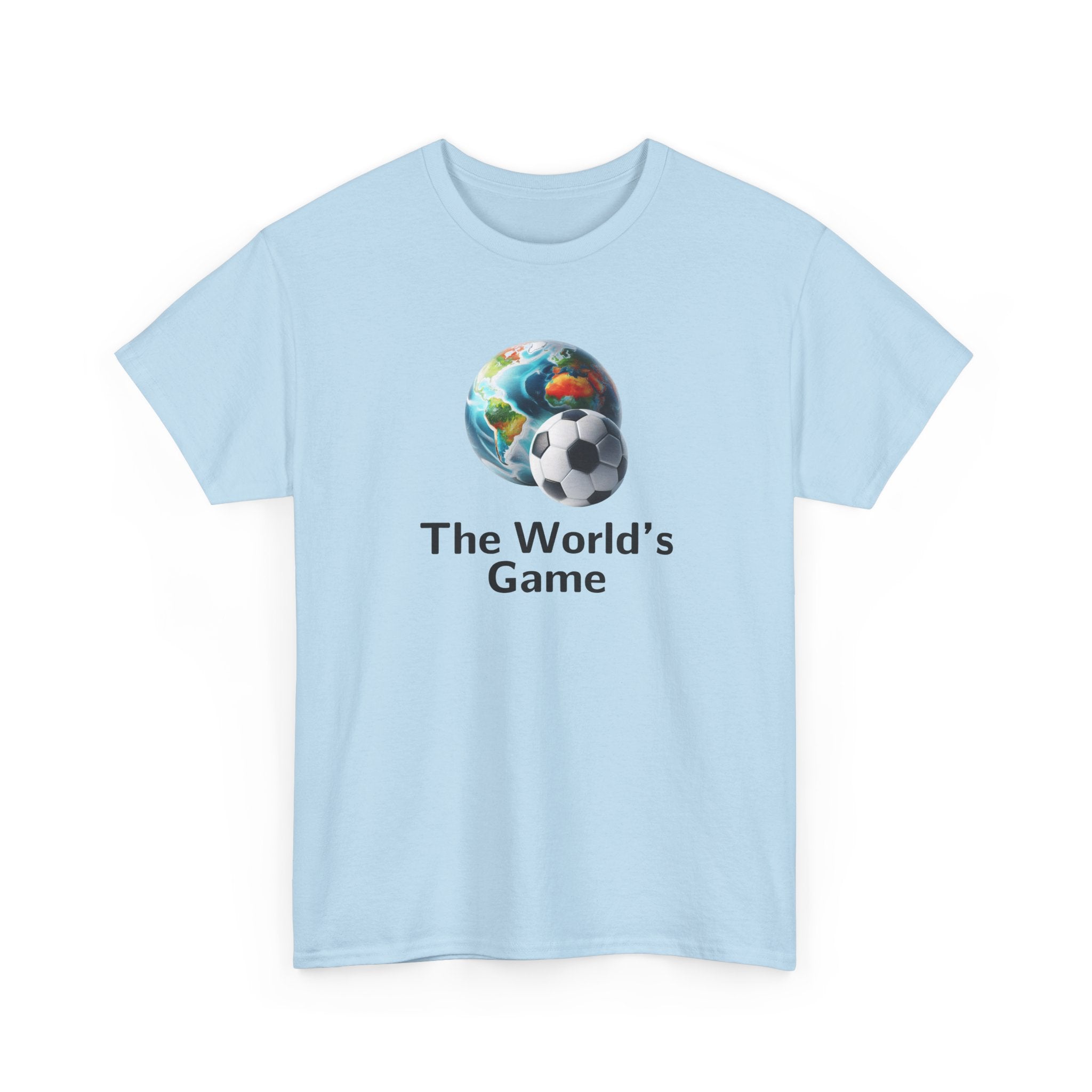 Football Soccer Globe T-Shirt — “The World’s Game” Casual Tee