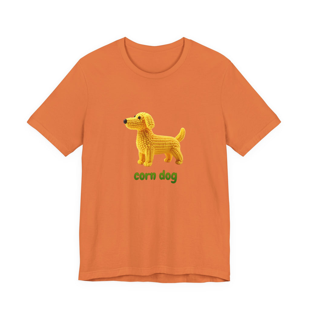 Corn Dog Dachshund T-Shirt — Cute Corn Dog Graphic Tee