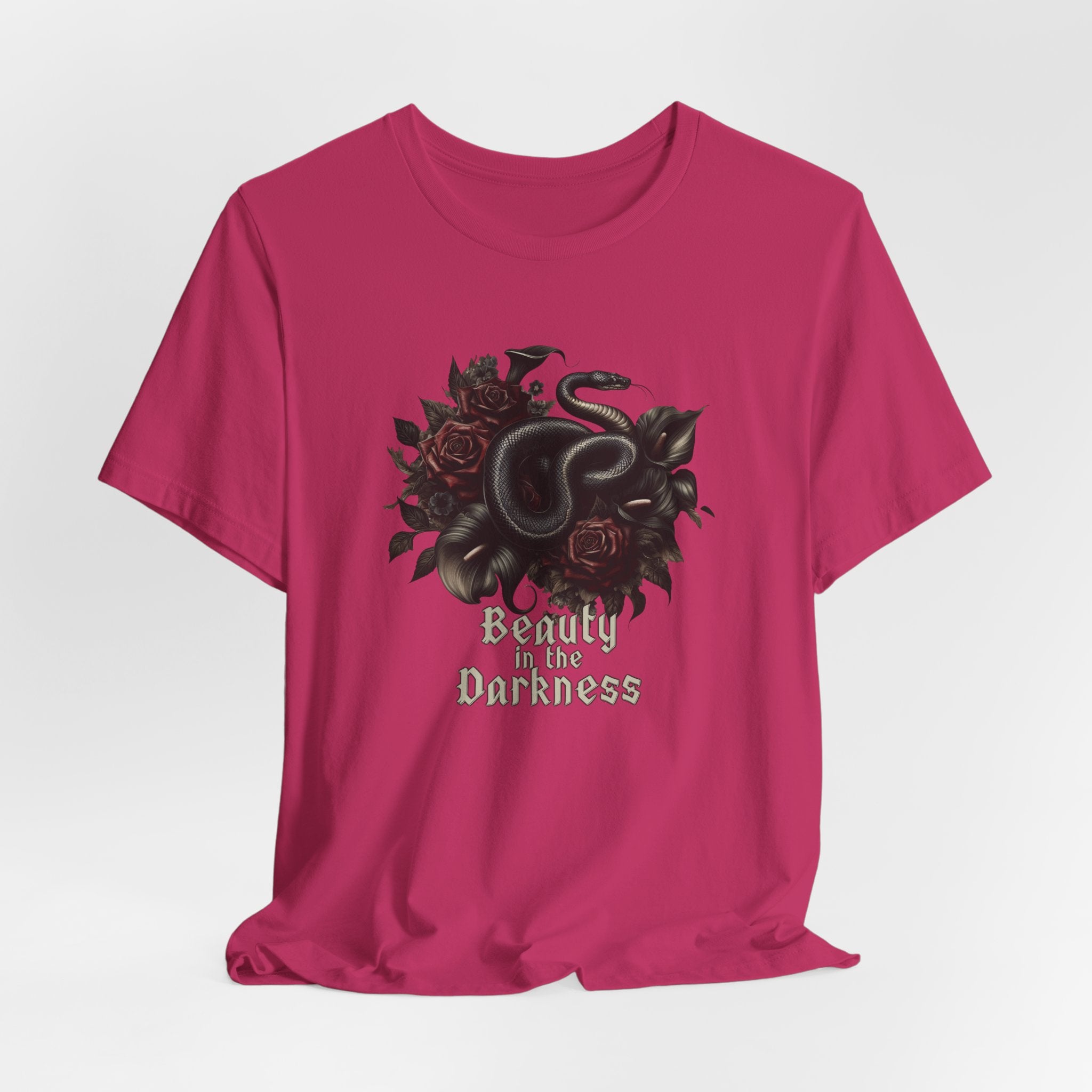 Snake Floral T-Shirt — Beauty in the Darkness Graphic Tee