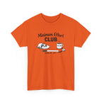 Minimum Effort Club T-Shirt — Funny Sloth & Coffee Graphic Tee