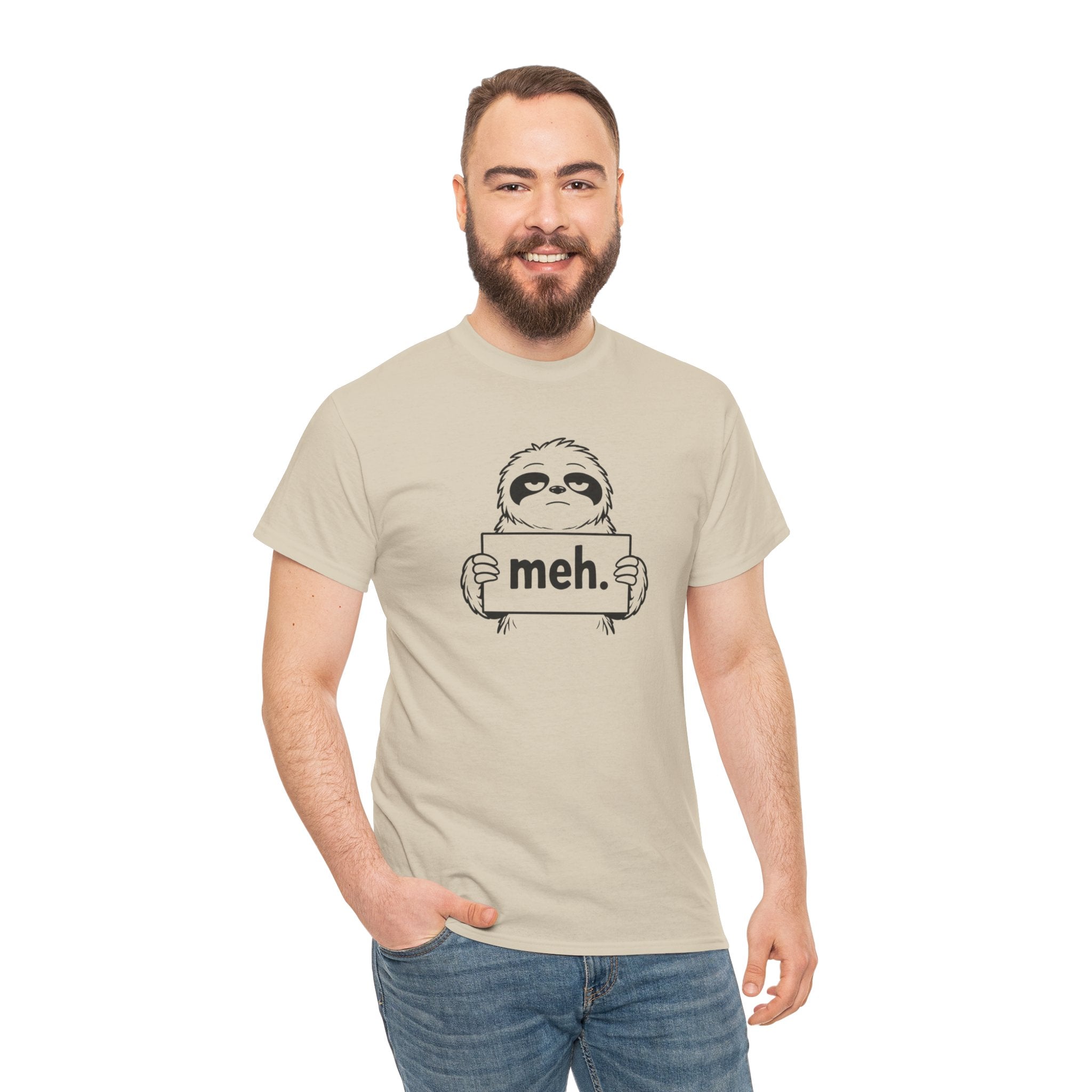Sloth "meh." Graphic Tee - Cute Casual Funny T-Shirt