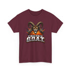 G.O.A.T. Graphic Tee — Fierce Goat Basketball Player Fan Shirt
