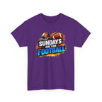 Sundays Are for Football T-Shirt — Football Fan Graphic Tee