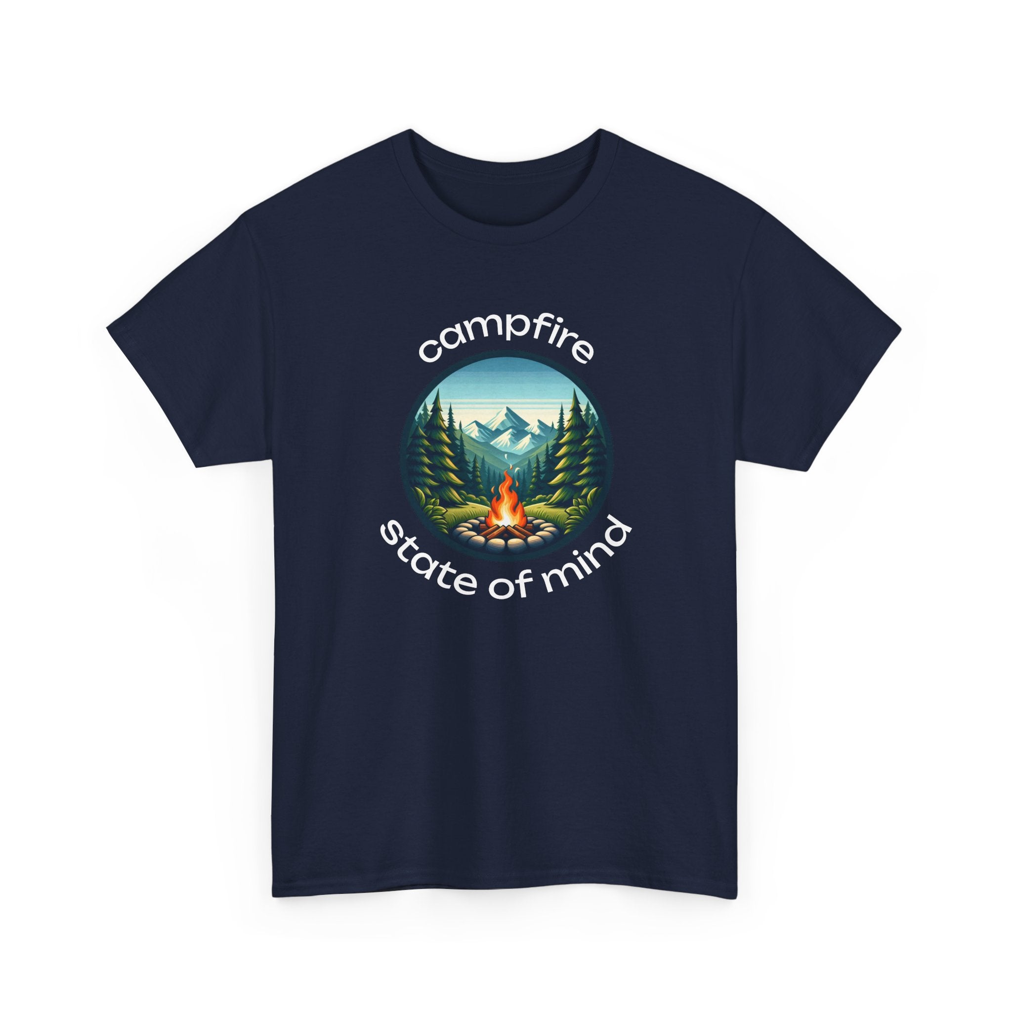 Campfire State of Mind T-Shirt — Outdoor Camping Graphic Tee