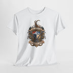 Adventure Crest T-Shirt — "Go Higher" Mountain Climbing Graphic Tee