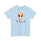 Stay Pawsitive Tee — Cute Kitten Graphic T-Shirt