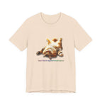 Cat Nap T‑Shirt — "How I Be In My Purrsonal Space" Cute Relaxed Cat Graphic Tee