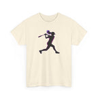 Baseball Batter Silhouette Tee — Women's Baseball Softball T‑Shirt