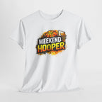 Weekend Hooper Basketball T‑Shirt — Retro Court Graphic Tee for Players & Fans