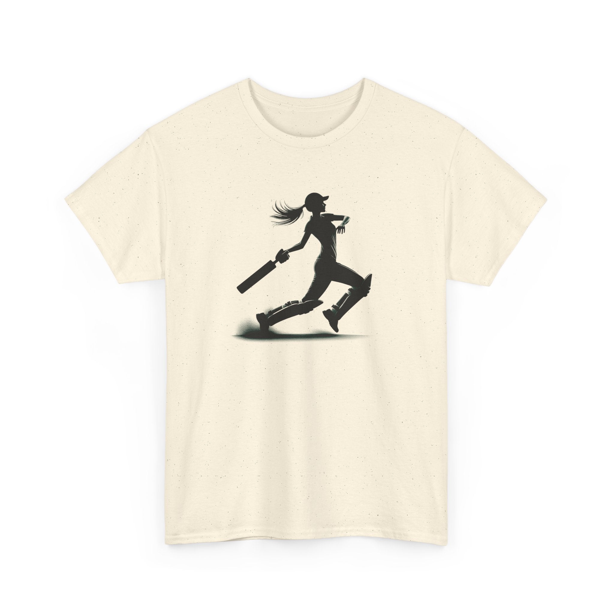 Woman Cricket Batter Silhouette T-Shirt