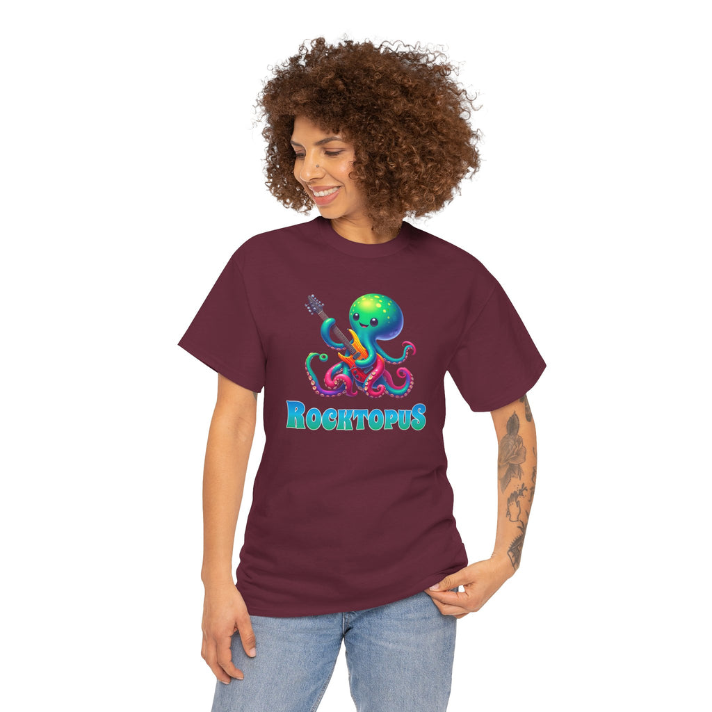Rocktopus T-Shirt — Cute Octopus Playing Guitar Graphic Tee
