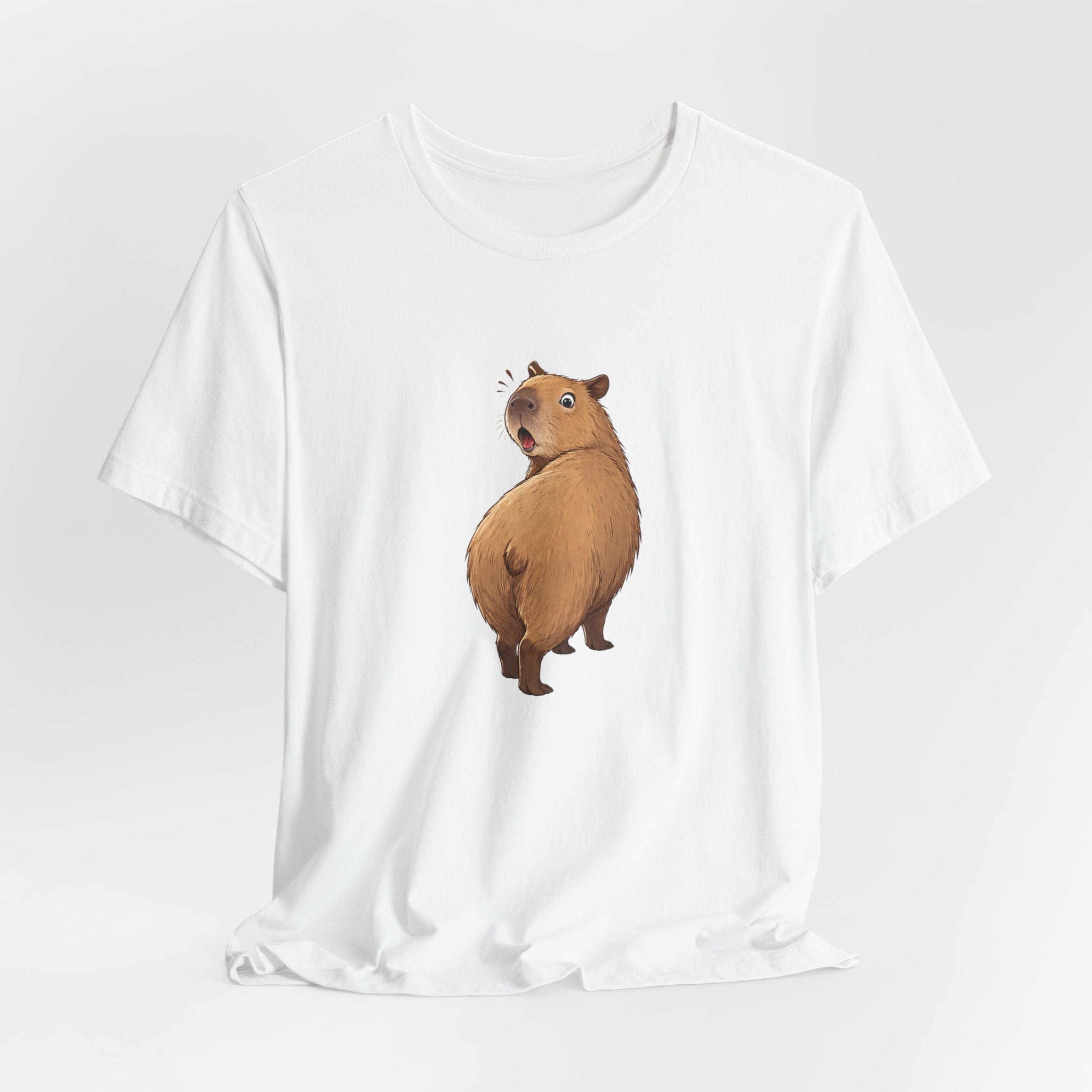 Capybara Lookover T‑Shirt — Funny Woodland Animal Tee