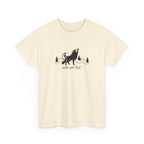 Howling Wolf T-Shirt — 'Solo, Not Lost' Mountain Graphic Tee