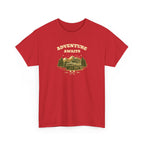 Adventure Awaits T‑Shirt — Vintage Camper Outdoor Graphic Tee