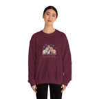 Cozy Vibes Only Sweatshirt — Cute Hugging Capybaras Crewneck