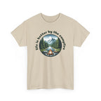 Campfire T-Shirt — "Life Is Better by the Campfire" Scenic Outdoor Tee