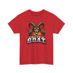 G.O.A.T. Graphic Tee — Fierce Goat Basketball Player Fan Shirt