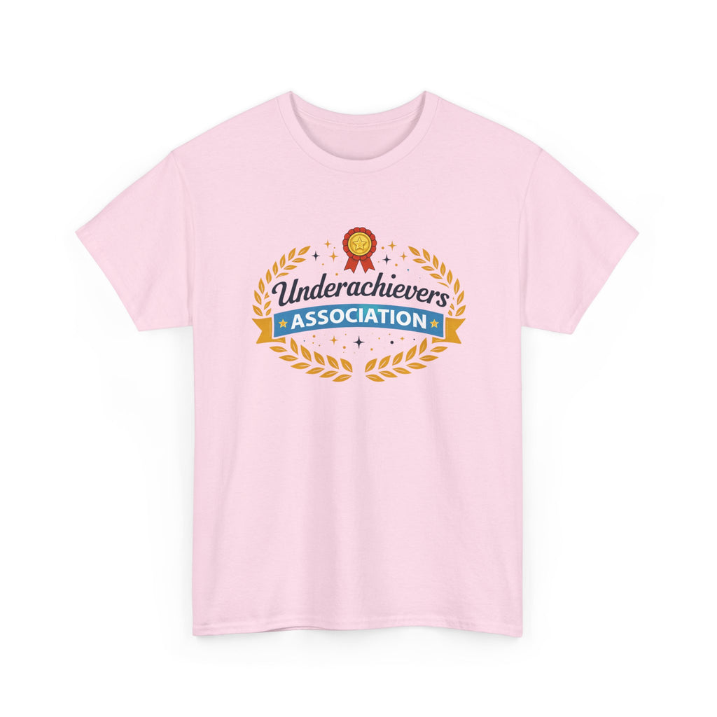 Underachievers Association T-Shirt — Funny Retro Badge Graphic Tee