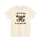 I Go to the Gym So I Can Snack More - Funny Fitness Gym Snack T‑Shirt