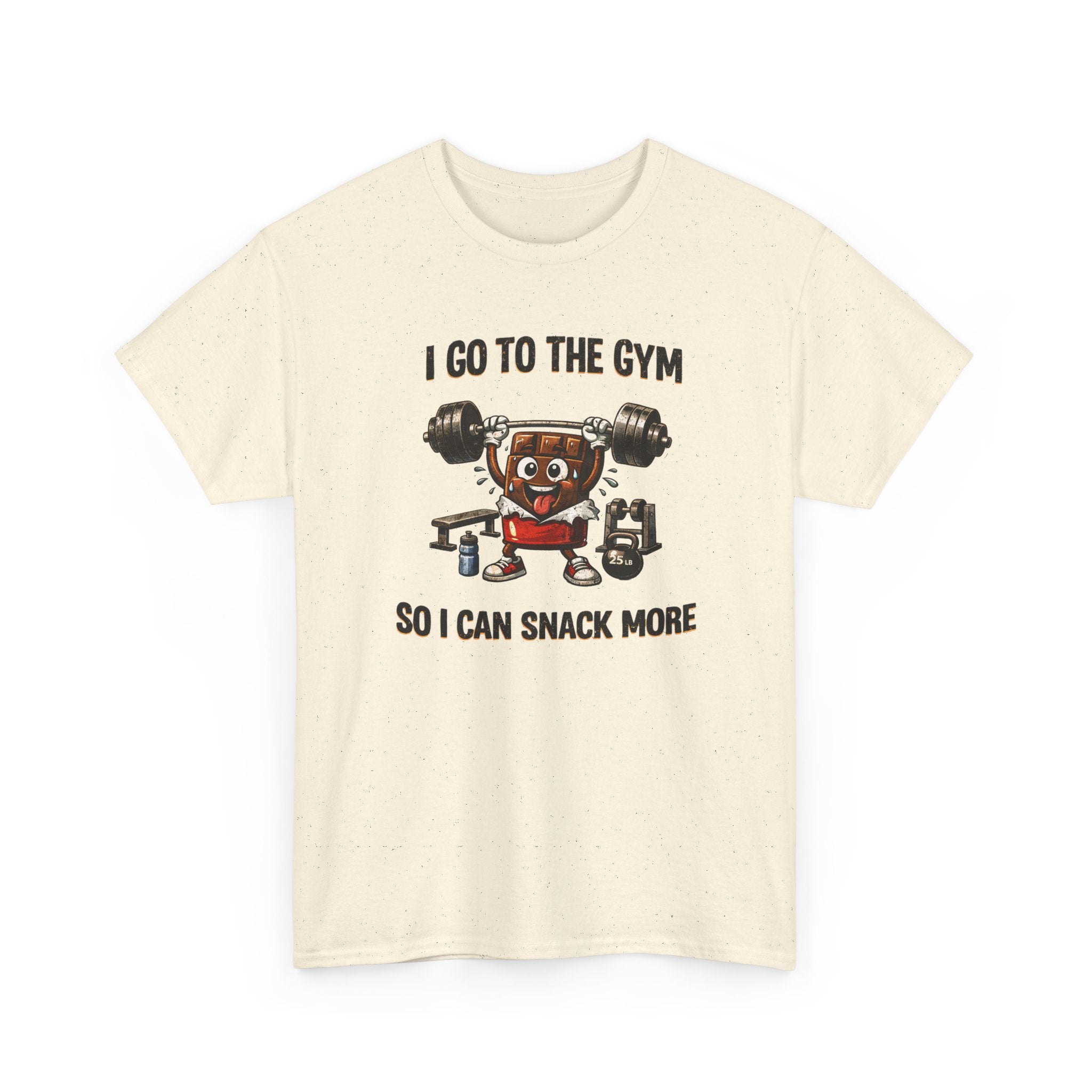 I Go to the Gym So I Can Snack More - Funny Fitness Gym Snack T‑Shirt