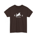 Howling Wolf T-Shirt — 'Solo, Not Lost' Mountain Graphic Tee