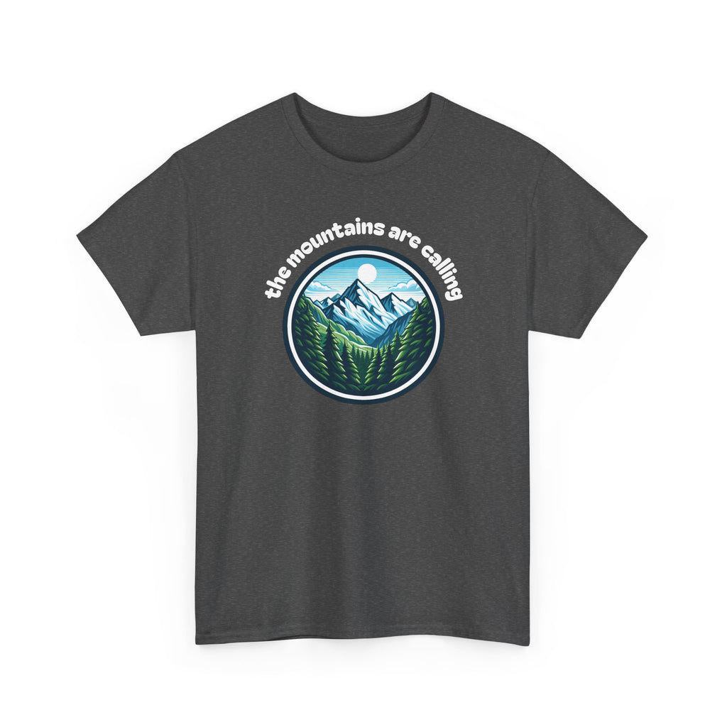 Mountains Are Calling T-Shirt — Scenic Hiking Graphic Tee