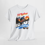 Cycling T-Shirt — "I'd Rather Be Riding" Graphic Tee