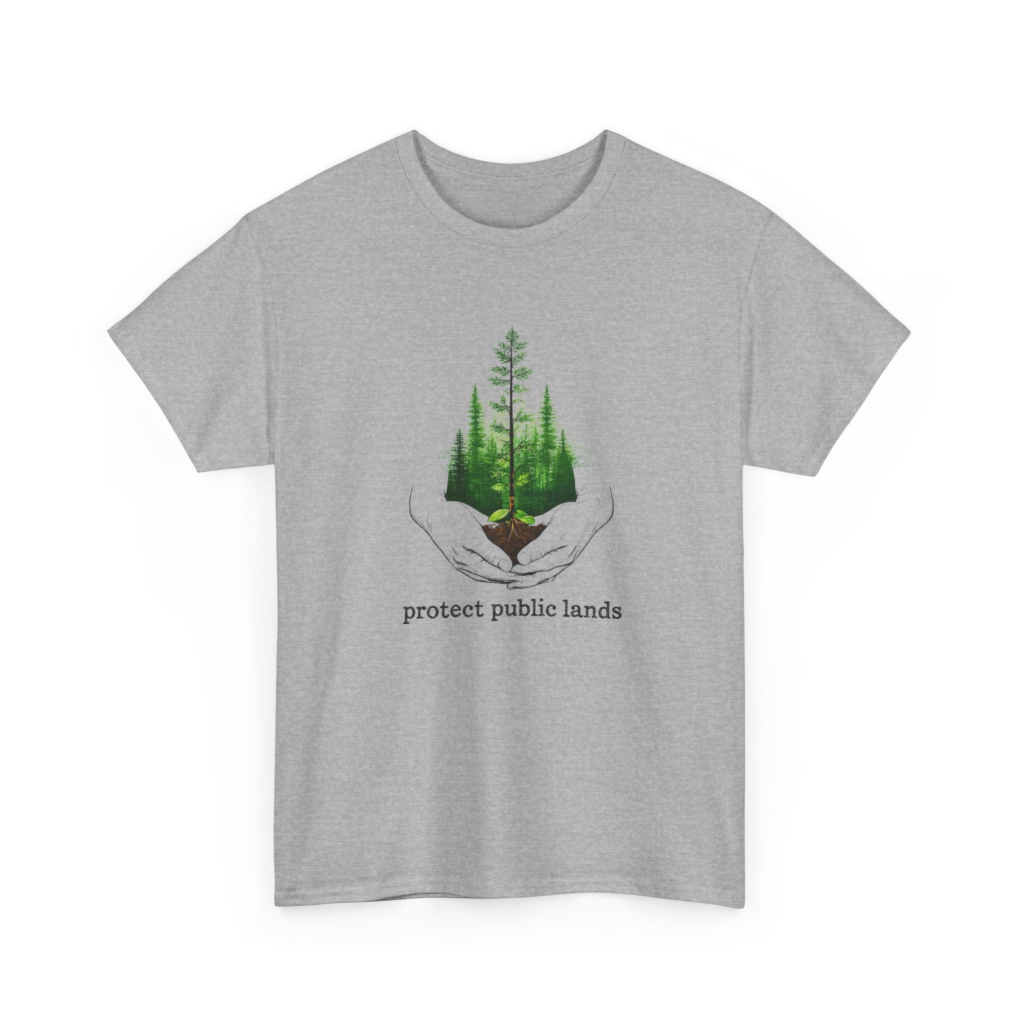 Protect Public Lands T-Shirt — Eco Forest Hands Tee