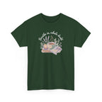 Relaxing Tea Illustration T-Shirt — "Breathe in, Exhale Doubt" Comfort Tee