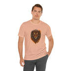 Tiger Flame Graphic T-Shirt — Tribal Tiger Head Design