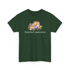'Tired But Awesome' Cute Cat Relaxing Graphic Tee